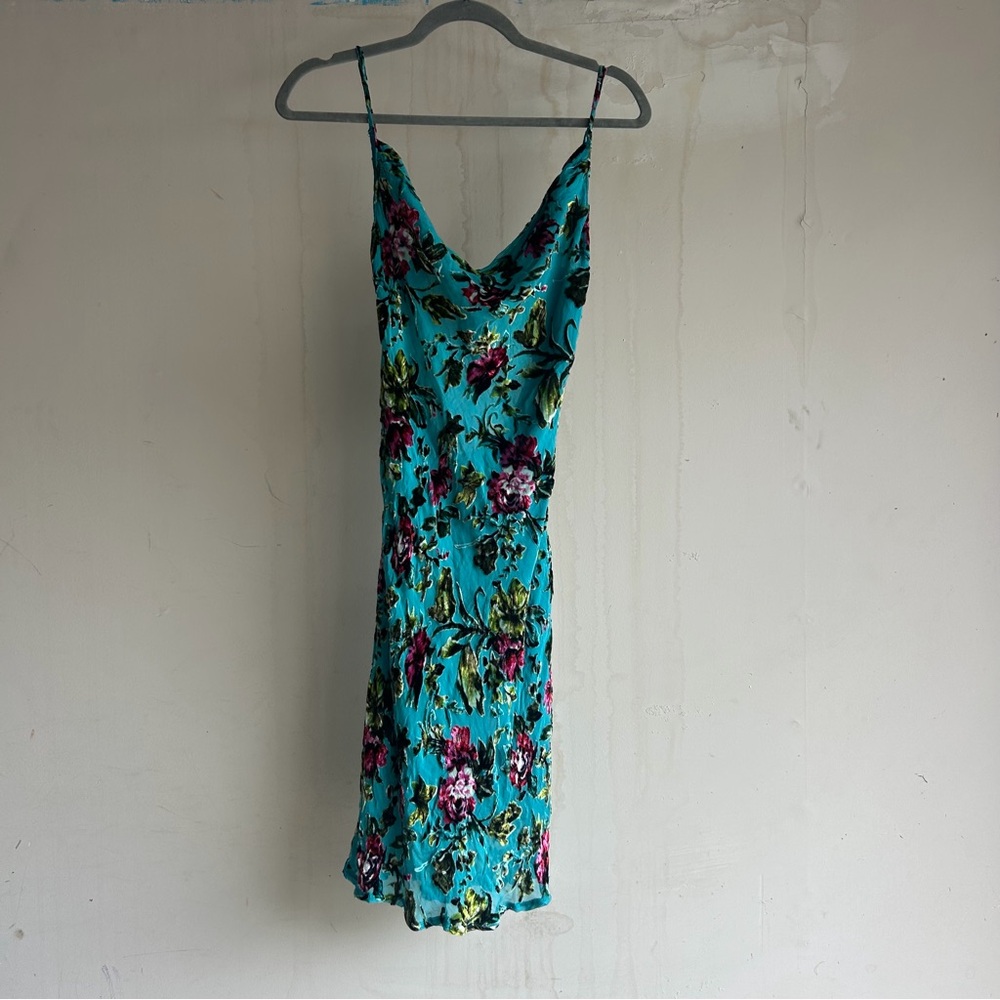 Rat and Boa Floral Mini Dress